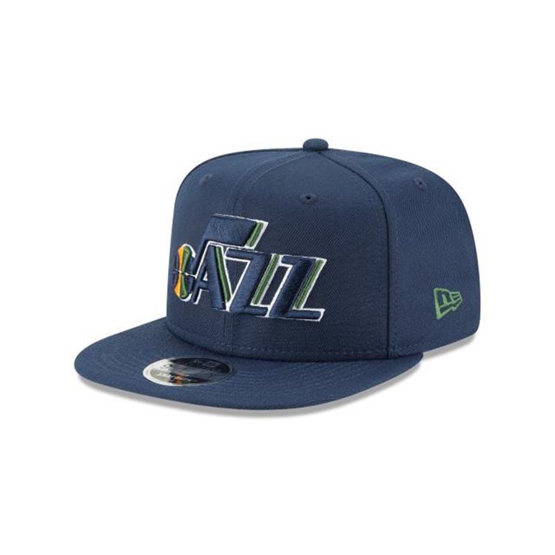 NBA Utah Jazz High Crown 9Fifty Snapback (WCE7933) - Blue New Era Caps